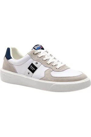 Blauer Herren, Schuhe, Weiß, 44 EUGröße: