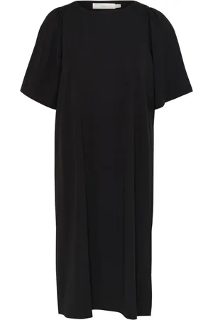 INWEAR Damen, Kleider, Schwarzk, LGröße: