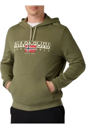 Napapijri Herren, Sweatshirts & Hoodies, Grün, LGröße: