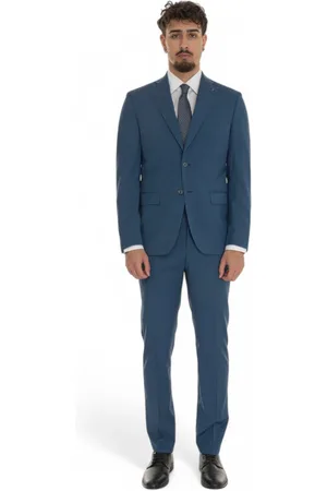 PAOLONI Herren, Anzüge, Blau, MGröße: