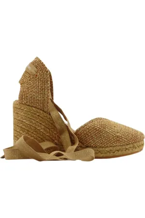 Espadrilles Damen, Schuhe, Braun, 37 EUGröße:
