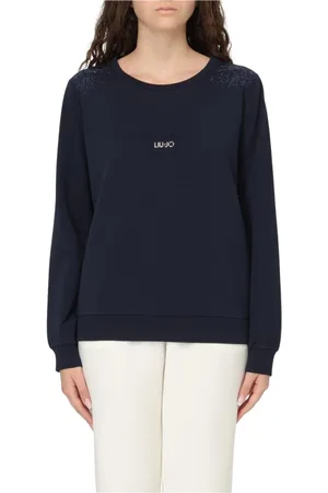 Liu Jo Damen, Sweatshirts & Hoodies, Blau, MGröße: