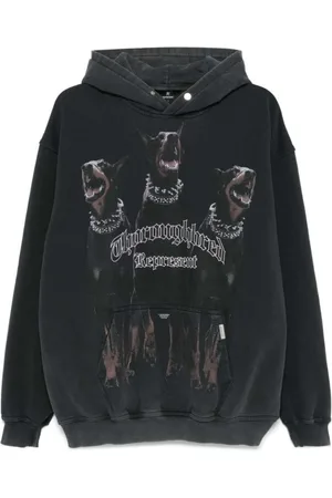 Represent Herren, Sweatshirts & Hoodies, Schwarzk, LGröße: