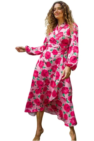 Crās Damen, Kleider, Rosa, 2XLGröße: