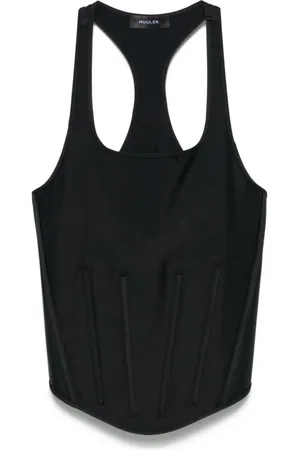 MUGLER Damen, Oberteile, Schwarzk, MGröße: