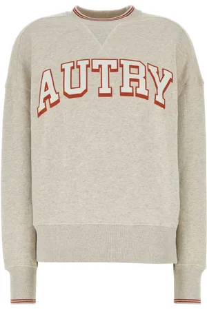 Autry Damen, Sweatshirts & Hoodies, Grau, LGröße: