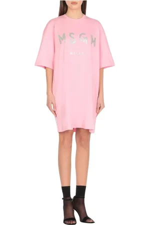 Msgm Damen, Kleider, Rosa, SGröße: