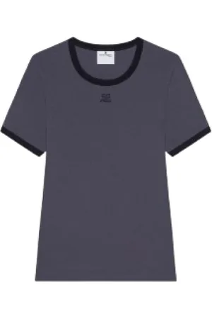 Courrèges Damen, Oberteile, Schwarzk, MGröße: