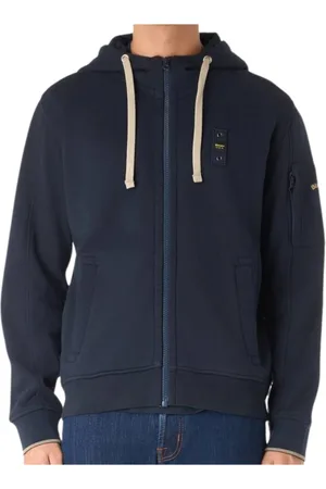 Blauer Herren, Sweatshirts & Hoodies, Blau, LGröße: