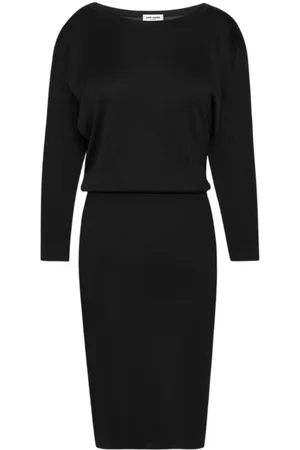 Saint Laurent Damen, Kleider, Schwarzk, SGröße: