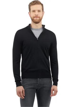 Brooks Brothers Herren, Strickwaren, Schwarzk, MGröße: