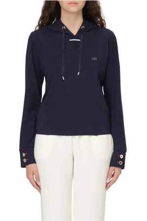 Liu Jo Damen, Sweatshirts & Hoodies, Blau, MGröße:
