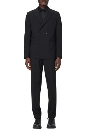 Emporio Armani Herren, Anzüge, Schwarzk, XLGröße: