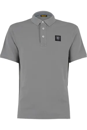 Blauer Herren, Oberteile, Grau, LGröße: