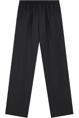 Loulou Studio Damen, Hosen, Schwarzk, MGröße: