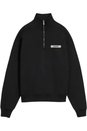 Jacquemus Herren, Sweatshirts & Hoodies, Schwarzk, SGröße: