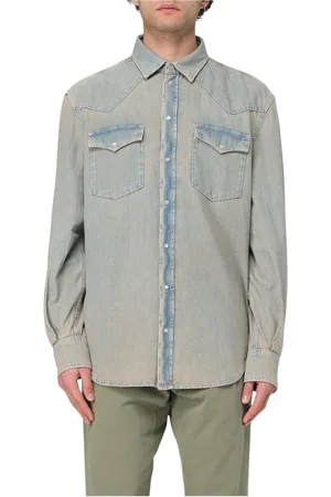 Dondup Herren, Shirts, Blau, SGröße: