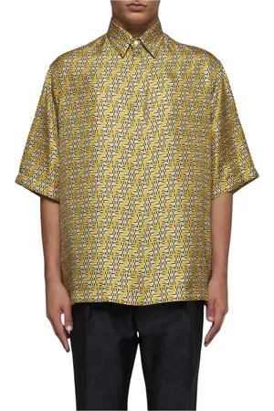 Fendi Herren, Shirts, Gelb, MGröße: