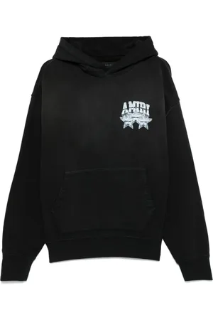 AMIRI Herren, Sweatshirts & Hoodies, Schwarzk, MGröße: