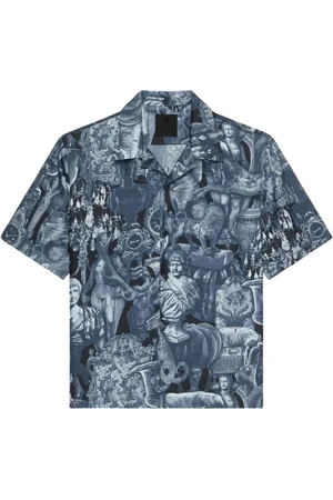 Givenchy Herren, Shirts, Mehrfarbig, LGröße: