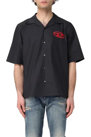 Diesel Herren, Shirts, Schwarzk, SGröße: