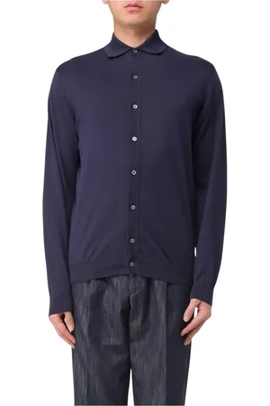 LARDINI Herren, Strickwaren, Blau, MGröße: