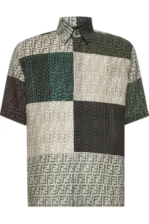 Fendi Herren, Shirts, Mehrfarbig, LGröße: