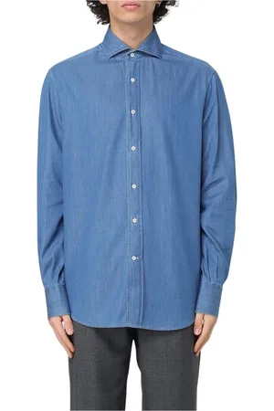 Brunello Cucinelli Herren, Shirts, Blau, SGröße: