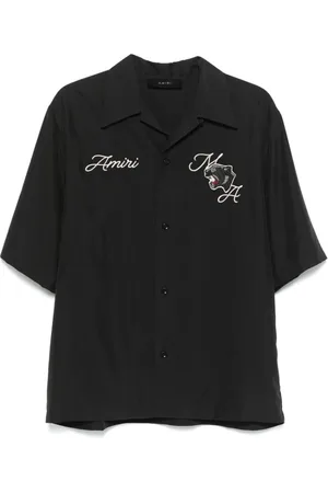 AMIRI Herren, Shirts, Schwarzk, MGröße: