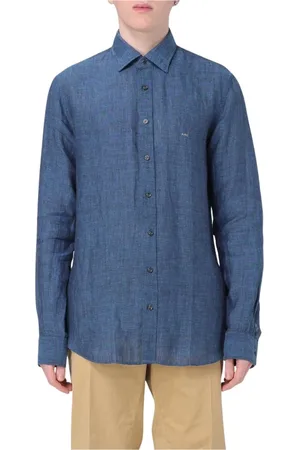 Michael Kors Herren, Shirts, Blau, 2XLGröße: