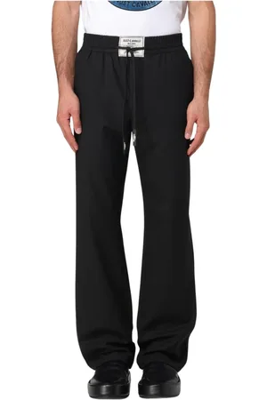 Roberto Cavalli Herren, Hosen, Schwarzk, MGröße: