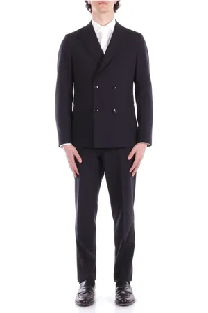 Emporio Armani Herren, Anzüge, Blau, LGröße: