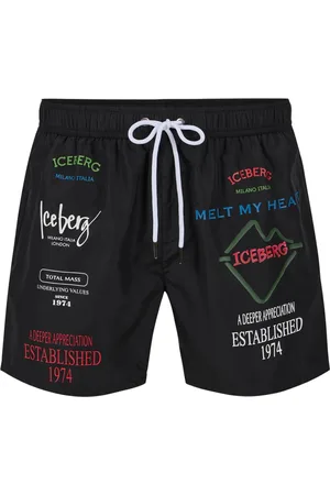 Iceberg Herren, Bademode, Schwarzk, MGröße: