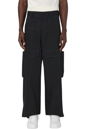 Msgm Herren, Hosen, Schwarzk, SGröße: