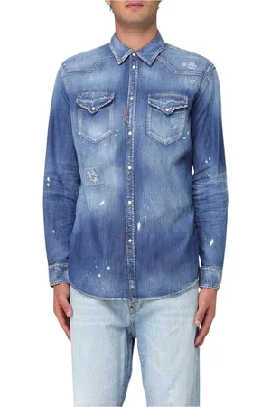 Dsquared2 Herren, Shirts, Blau, LGröße: