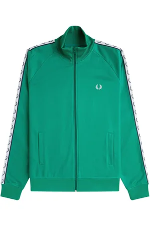 Fred Perry Herren, Sweatshirts & Hoodies, Grün, SGröße:
