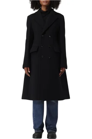 Bottega Veneta Damen, Mäntel, Schwarzk, 2XSGröße:
