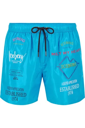 Iceberg Herren, Bademode, Blau, MGröße: