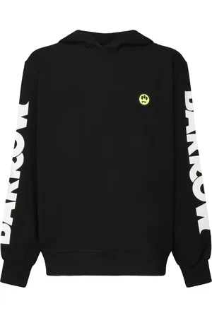 BARROW Herren, Sweatshirts & Hoodies, Schwarzk, MGröße: