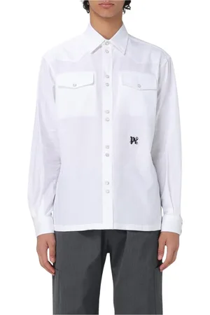 Palm Angels Herren, Shirts, Weiß, SGröße: