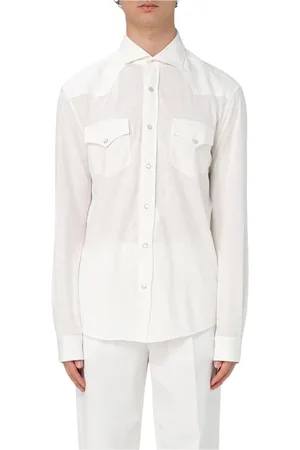 Brunello Cucinelli Herren, Shirts, Weiß, LGröße: