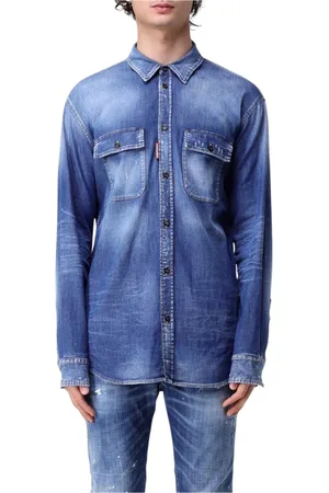 Dsquared2 Herren, Shirts, Blau, MGröße: