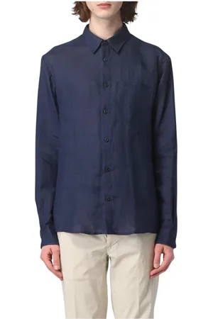 A.P.C. Herren, Shirts, Blau, LGröße: