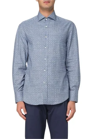Brunello Cucinelli Herren, Shirts, Blau, MGröße: