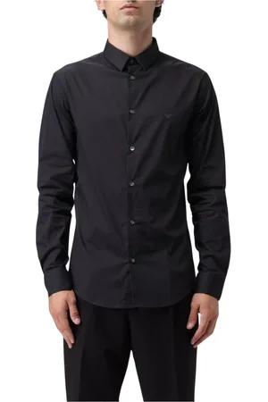 Emporio Armani Herren, Shirts, Schwarzk, LGröße: