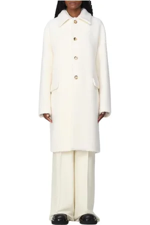 Bottega Veneta Damen, Mäntel, Weiß, XSGröße: