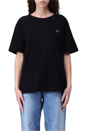 Twin-Set Damen, Oberteile, Schwarzk, SGröße: