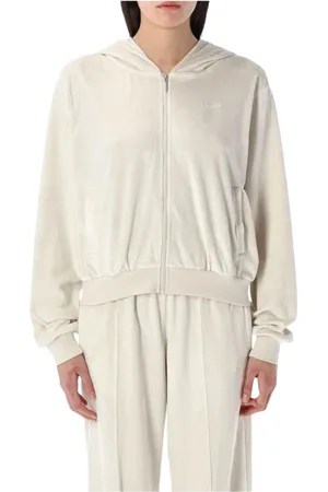 Nike Damen, Sweatshirts & Hoodies, Weiß, LGröße: