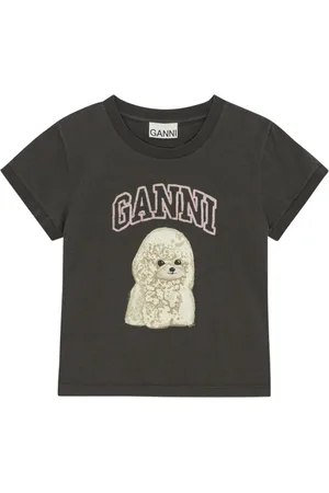 Ganni Damen, Oberteile, Schwarzk, XSGröße: