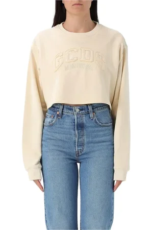 GCDS Damen, Sweatshirts & Hoodies, Weiß, SGröße: